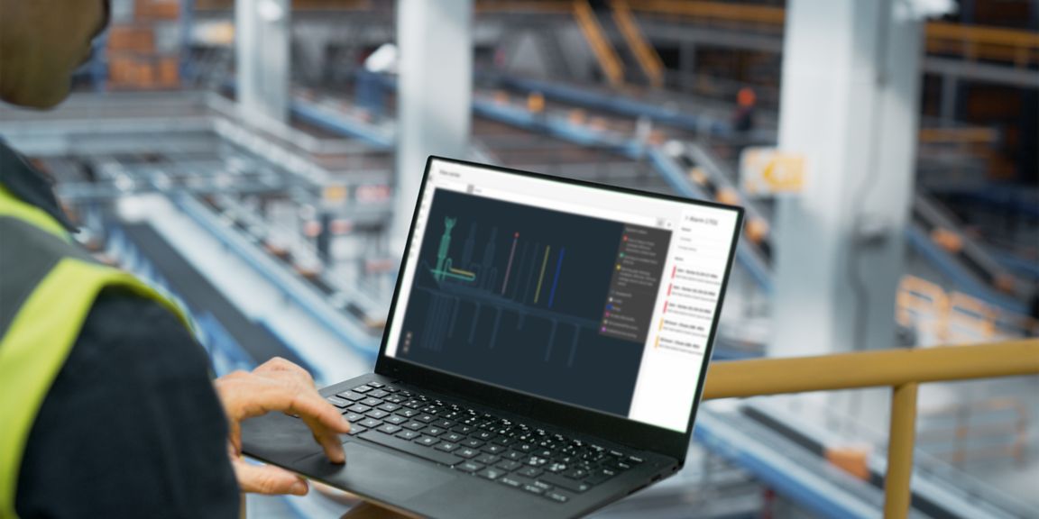 Image depicting SCADA - Momentum SCADA powered by Ignition Perspective from Inductive Automation delivers centralized operational visibility, monitoring, alarms, reporting, and configurable workflows across warehouse automation environments.