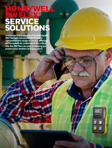 nlock the full potential of the Honeywell  BW Flex with Service Made Simple’s  comprehensive range of service offerings.  At Honeywell we understand the critical  role the BW Flex can play in helping you  protect your workers and your plant. 