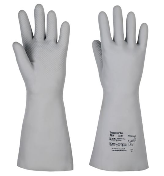 Chemical Resistant Gloves Tricopren ISO 789