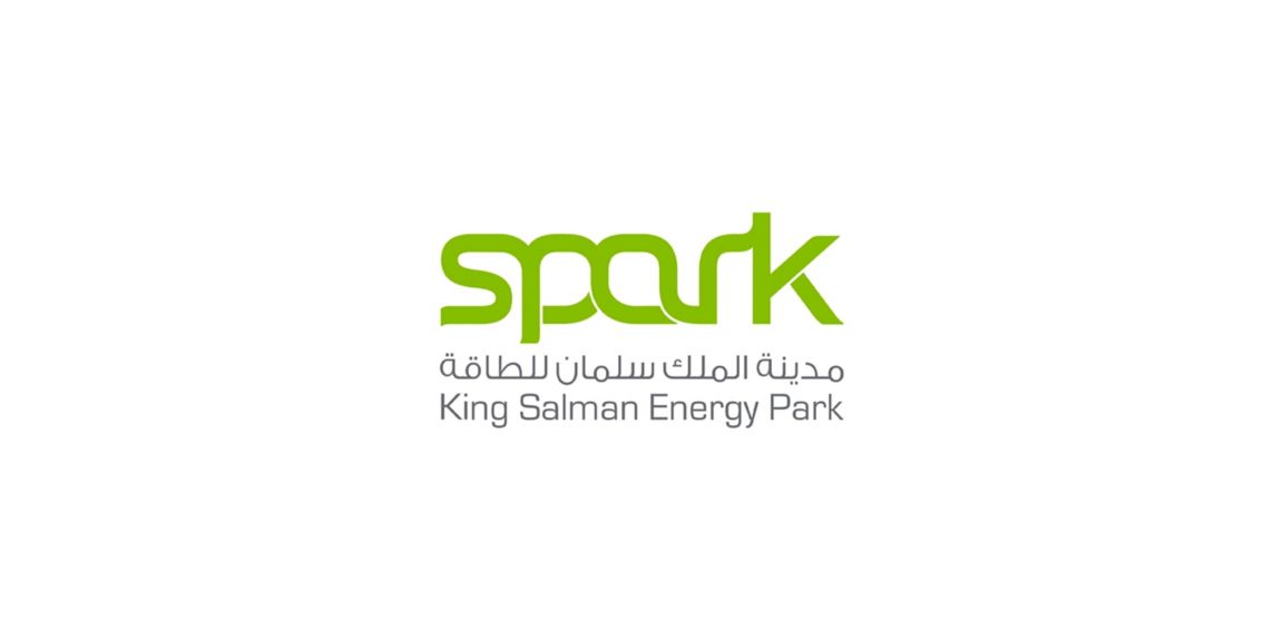 SPARK logo representing King Salman Energy Park with bilingual text and clean visual identity on a white background.
