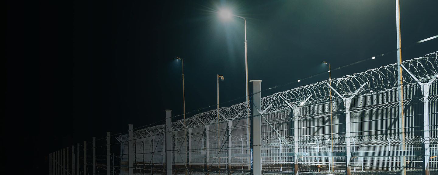 Image of security fence