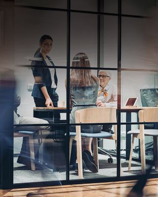 People in conference Room