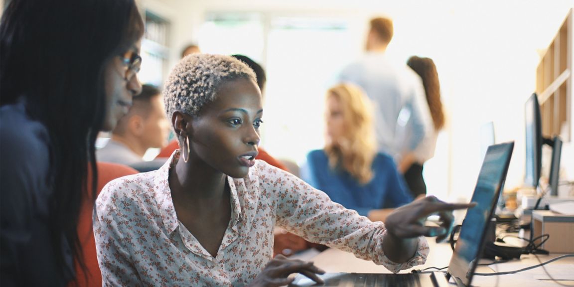 Woman on laptop