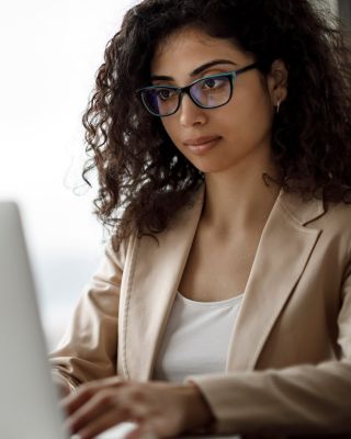 Woman on laptop