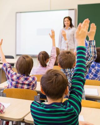 Students in classroom