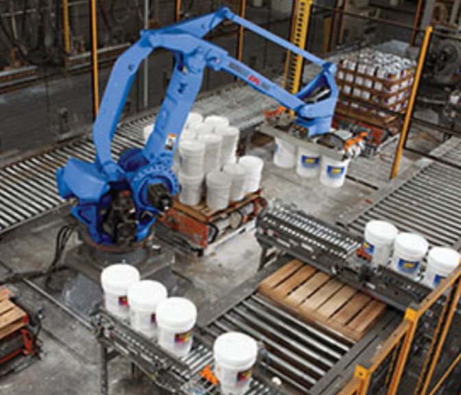 checkout operator with safety equipment