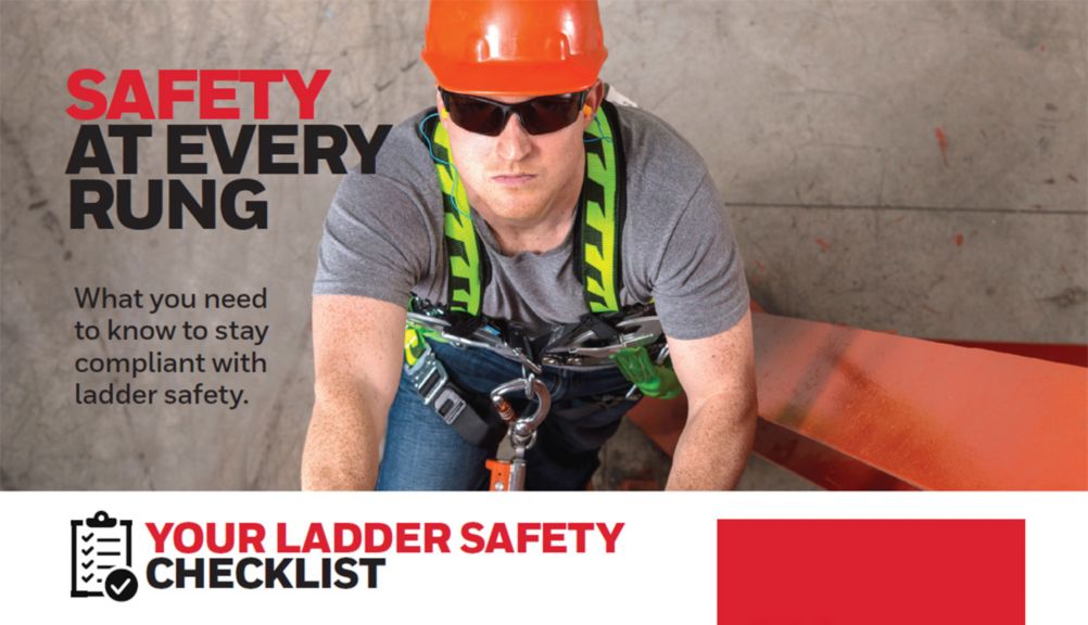 Your ladder safety checklist 