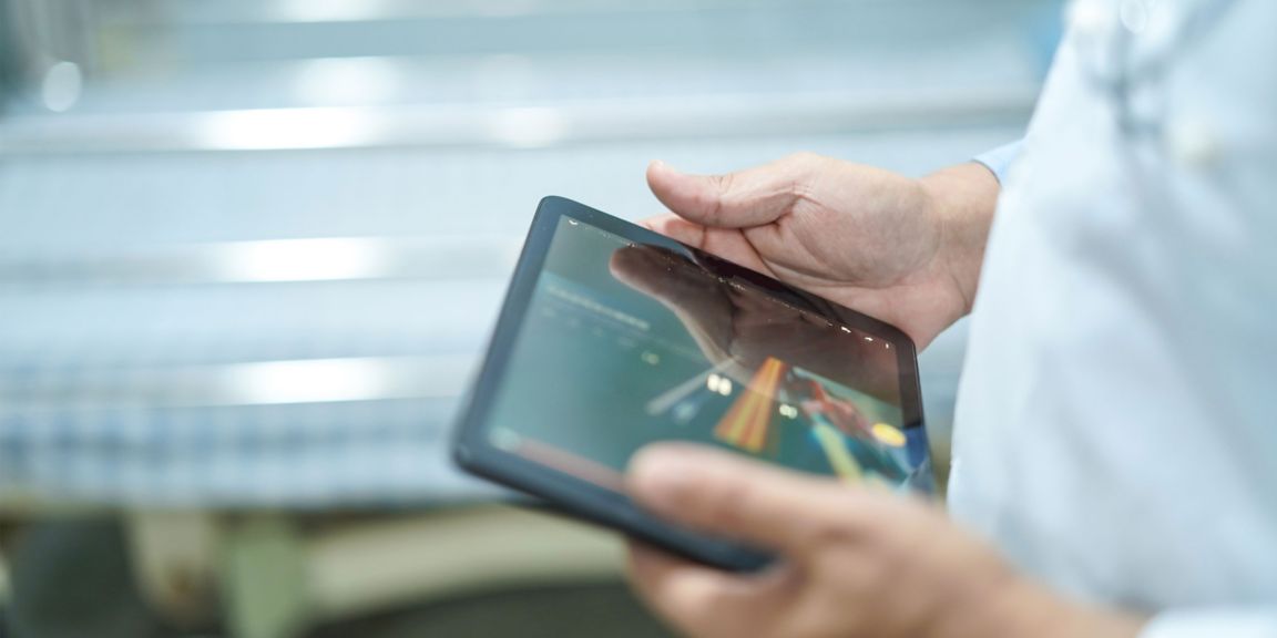 Viewing application on tablet