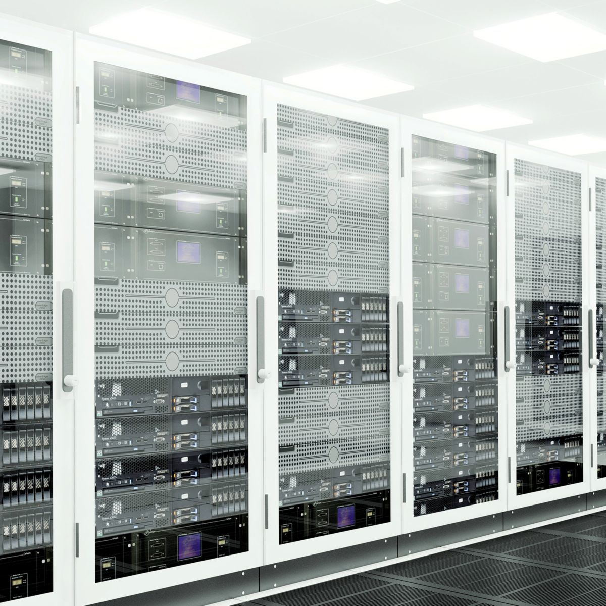 Data Center in a light setting