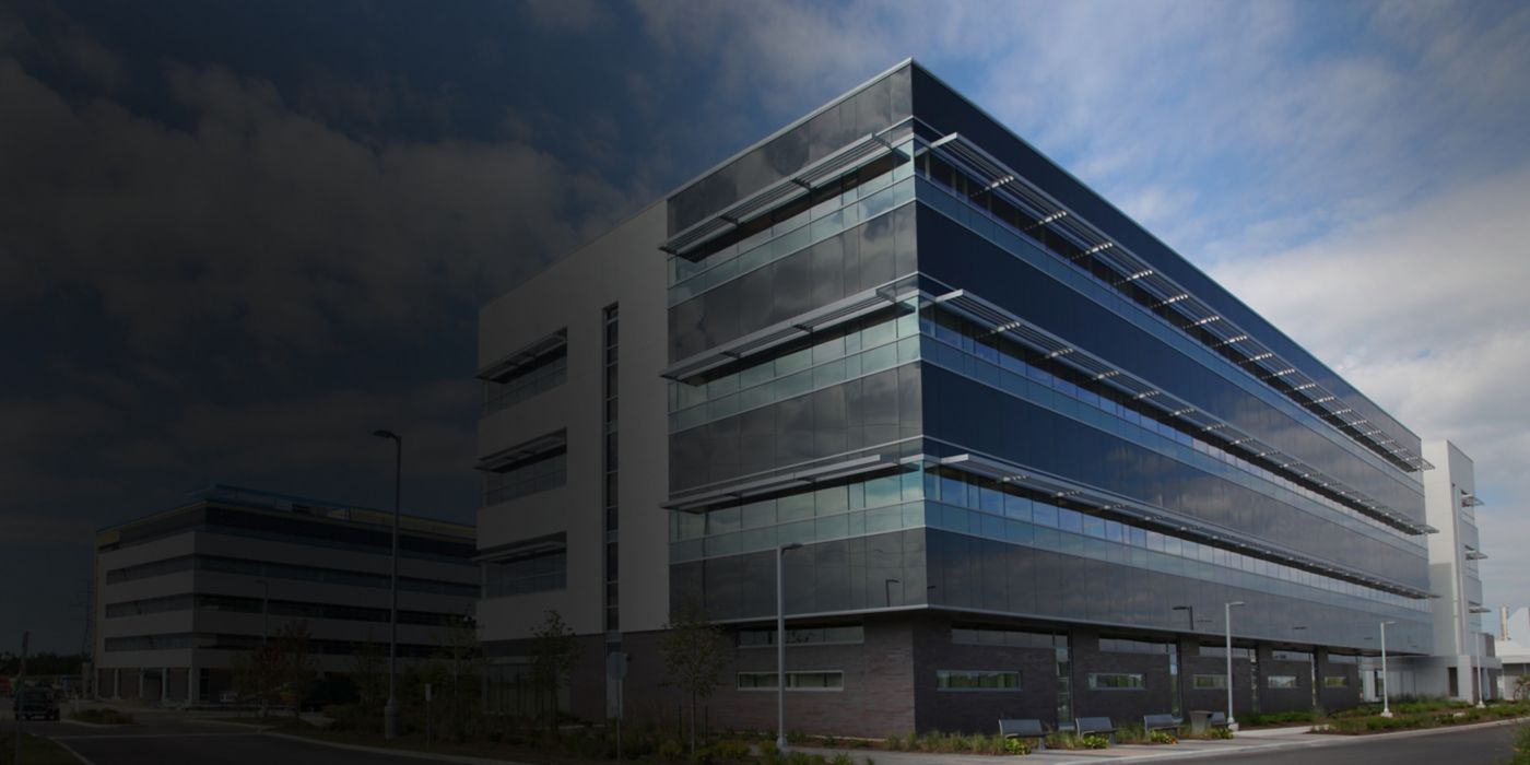 Outside of new building construction