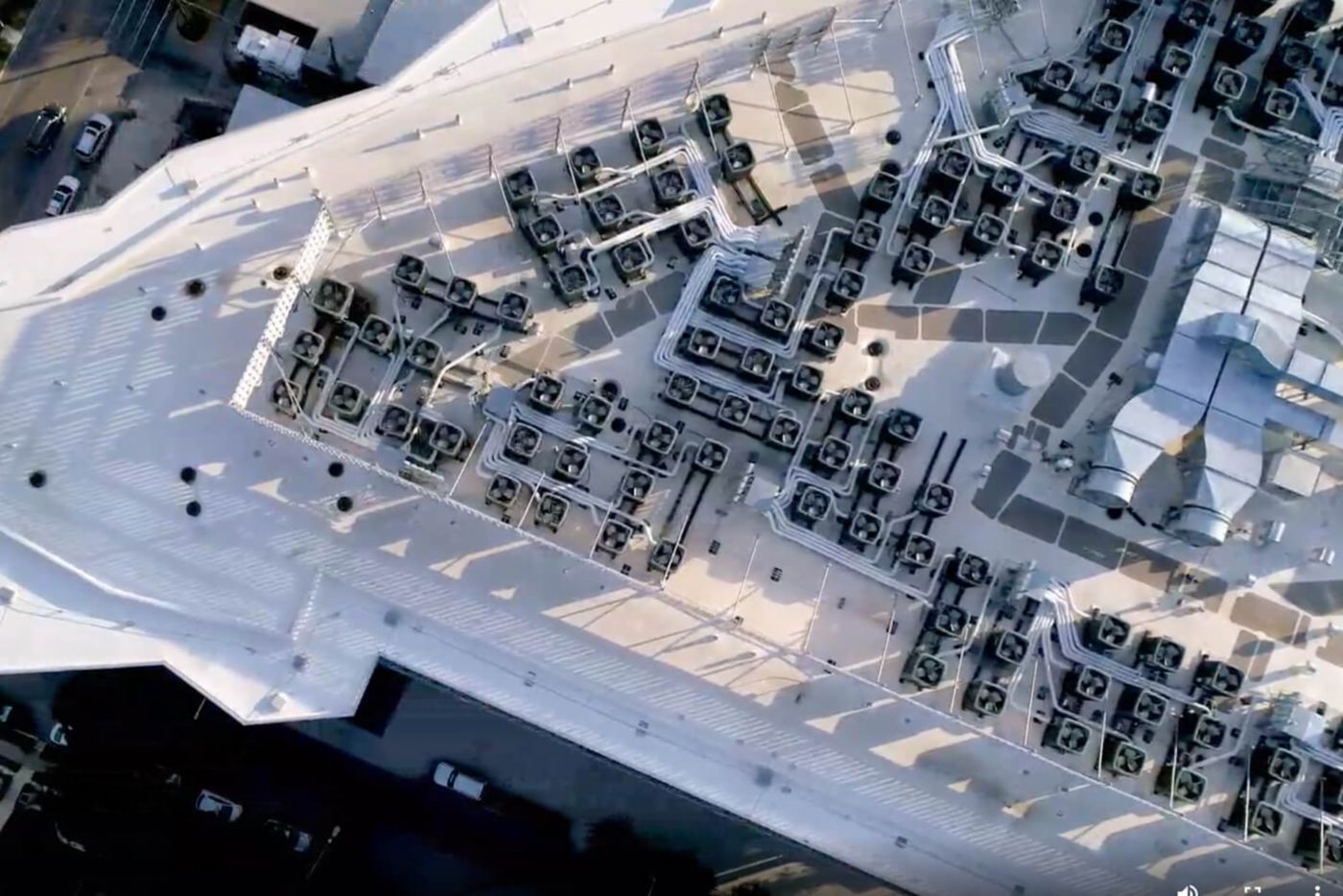Aeriel image of buildings