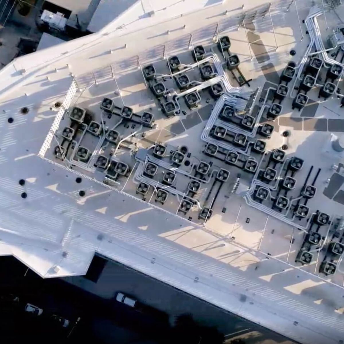Aerial view of buildings