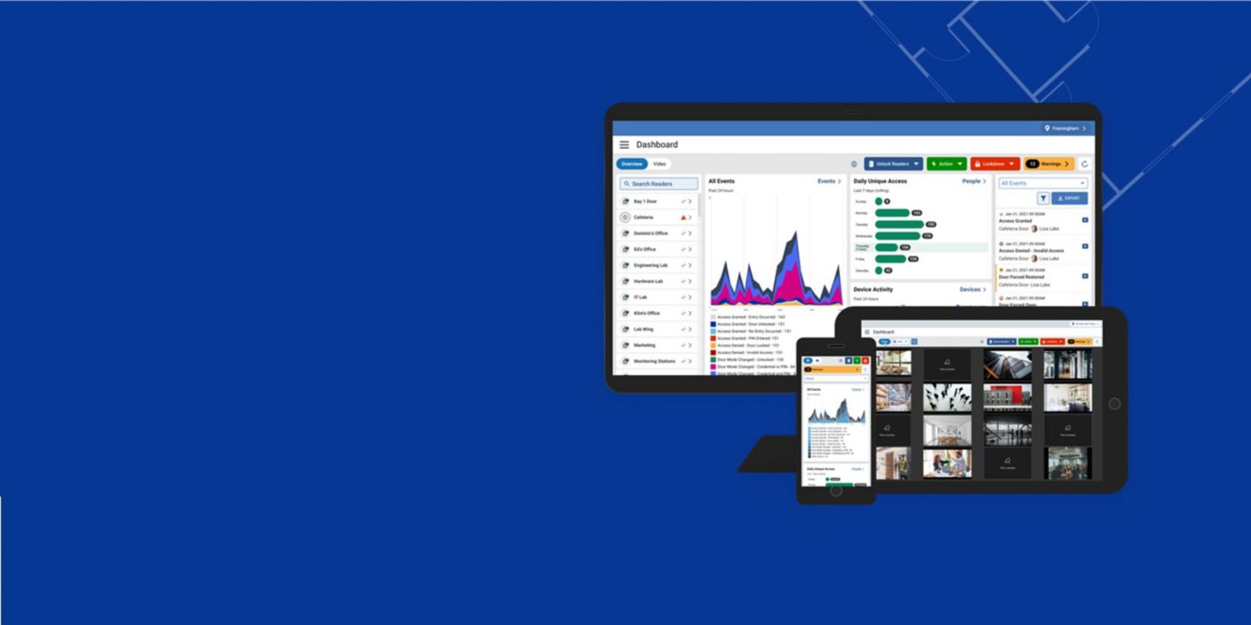 Explore our advanced analytics dashboard designed for detailed data insights. Monitor events, user access, and device activity with intuitive visualizations on desktop, tablet, and mobile devices.