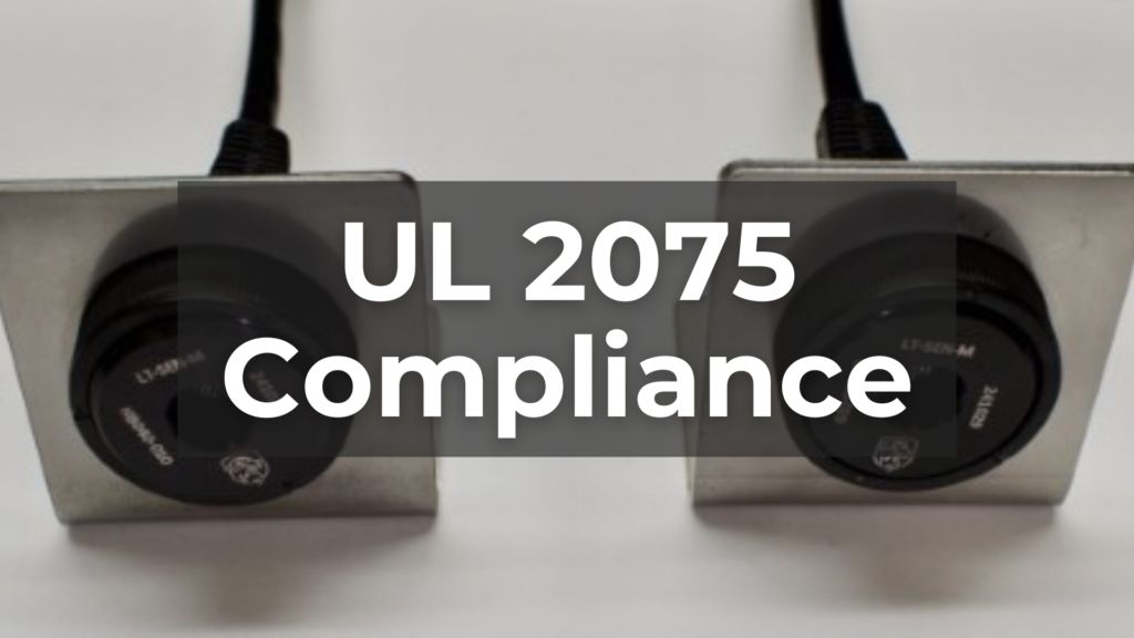 Ensure safety with UL 2075 compliant gas detection modules. These compact devices, mounted on metal plates with attached cables, are engineered for reliable performance in industrial environments requiring certified gas monitoring solutions.