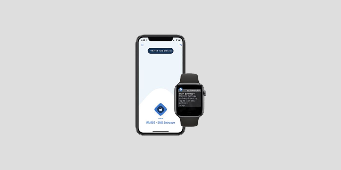 Touchless access experience by turning smartphones into secure access control devices