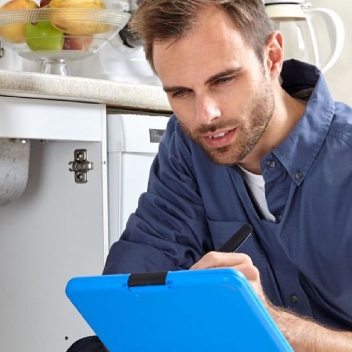 Male house inspector