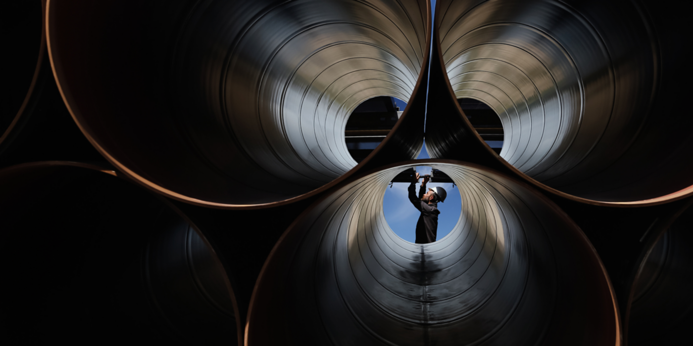 Industrial heat exchanger system designed to improve fuel efficiency and optimize thermal performance.