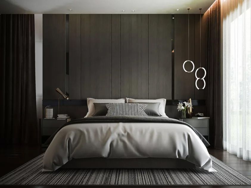 Modern hotel guestroom showcasing integrated building technologies that enhance guest comfort, operational efficiency, energy management, and personalized experiences.