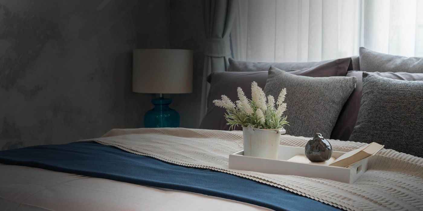 Luxury hotel bed
