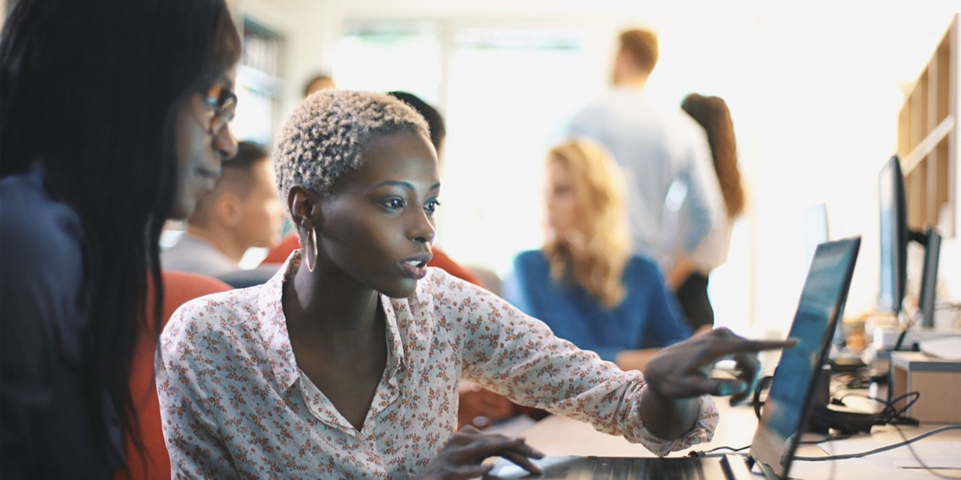 Woman on laptop