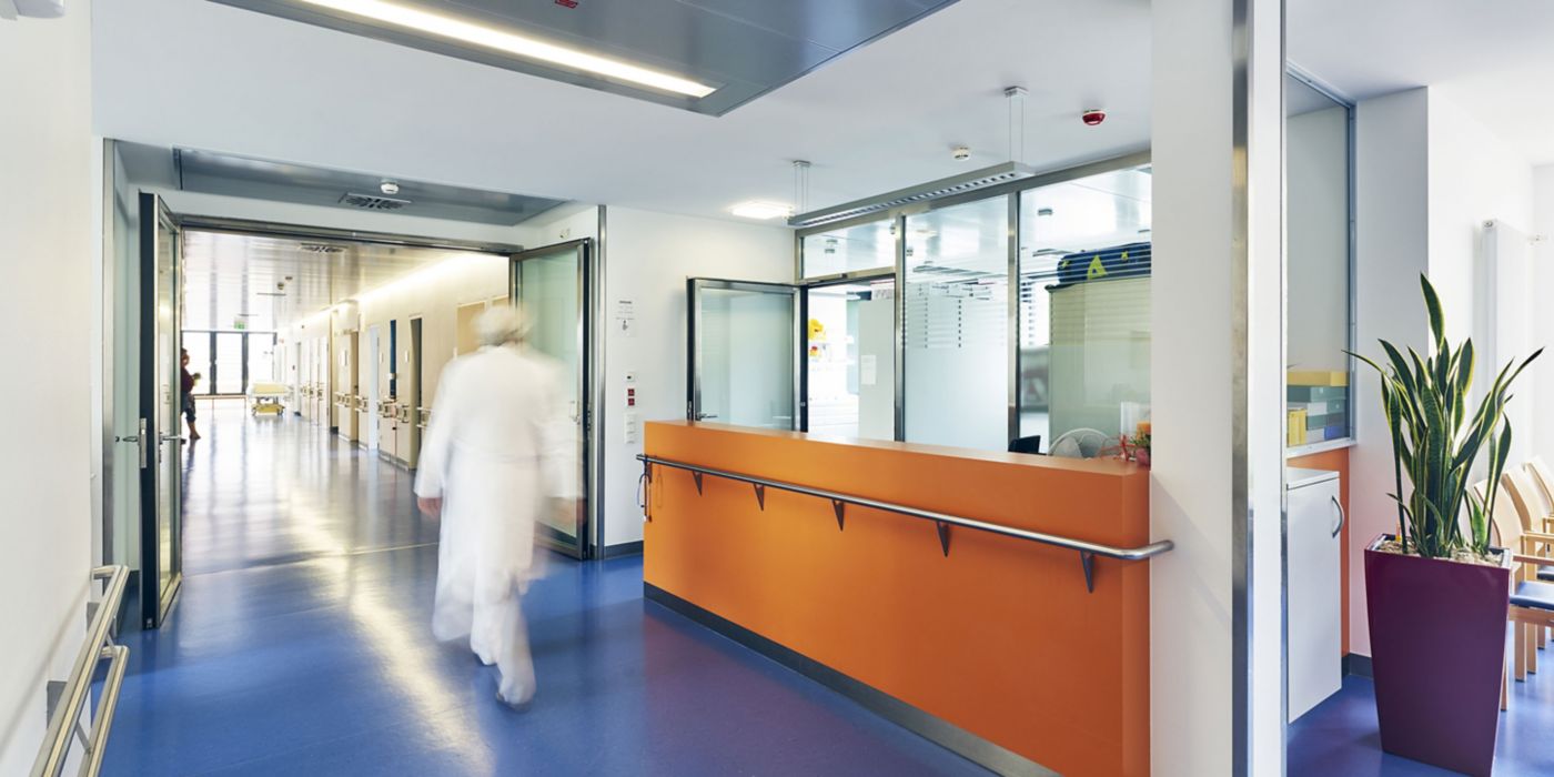 Inside of hospital